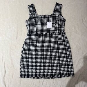 Forever 21 Black and White Checkered Dress